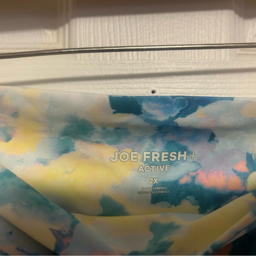 Joe Fresh Multicolor Patterned Bike Shorts - Picture 2 of 2